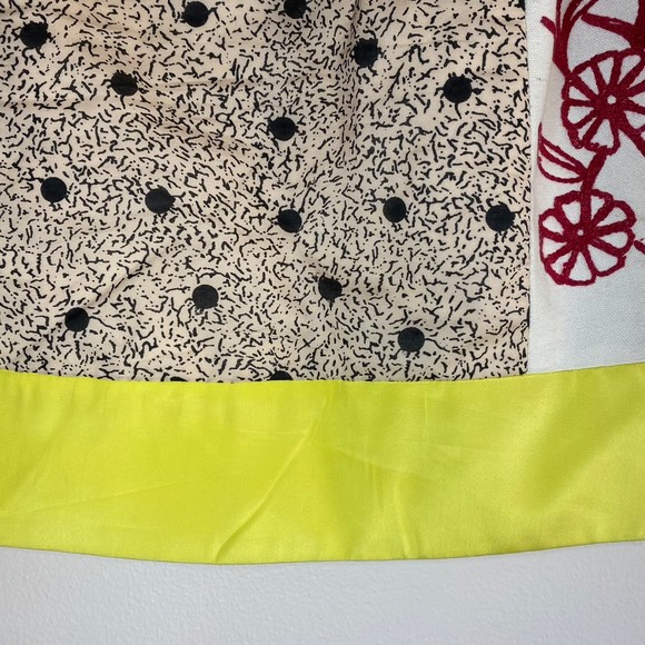 ANTHROPOLOGIE LEIFNOTES woman's size 2 Brimming Borders embroidered beaded skirt - Picture 6 of 13